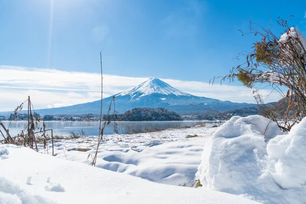 Dağ Fuji San Kawaguchiko Gölü.