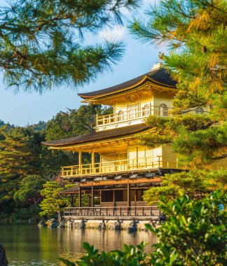 Kinkakuji Tapınağı (altın köşk güzel mimari)