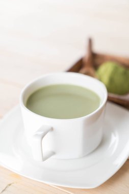 hot matcha latte
