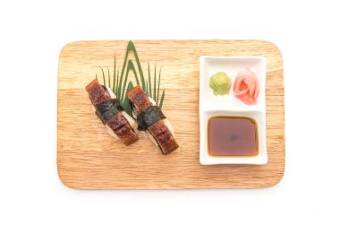 yılan balığı nigiri suşi - Japon gıda tarzı
