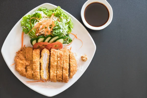 sebze soslu kızarmış pirzola domuz eti