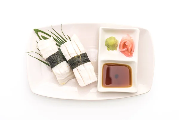 Χταπόδι νίγκιρι σούσι - στυλ ιαπωνικό φαγητό — Φωτογραφία Αρχείου