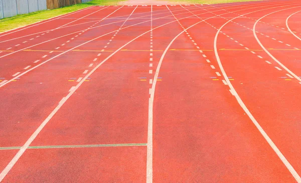 Athletics stadium running track