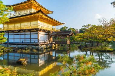 Kinkakuji Tapınağı (altın köşk güzel mimari)
