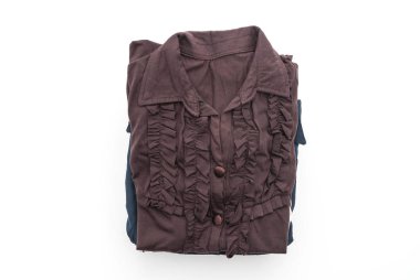 giyim üzerine beyaz yığınları 