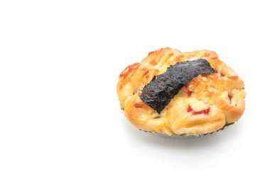 Deniz yosunu ve yengeç ile ekmek sopa