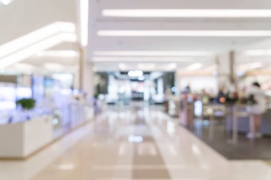 Lüks alışveriş merkezinde soyut bulanıklık