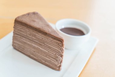 çikolatalı krep pasta