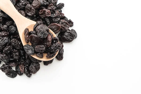 Beyaz üzerine siyah kuru üzüm