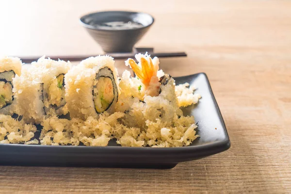 Tempura crevettes sushi rouleau — Photo