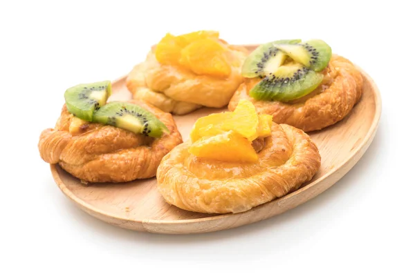 Orangen- und Kiwi-Kuchen — Stockfoto