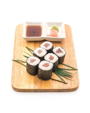  Red snapper maki sushi-Japon gıda tarzı