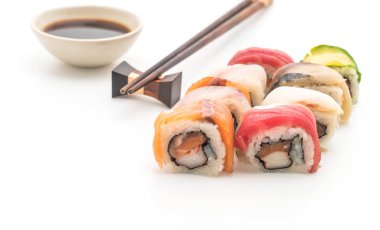 karışık suşi roll - Japon gıda tarzı