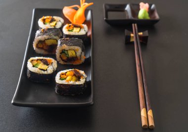 suşi roll - Japon gıda tarzı