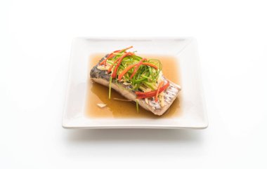 soya sosu Snapper balık buğulama
