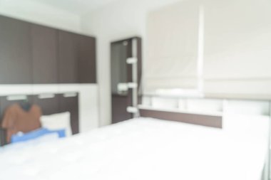 Yatak odasında soyut bulanıklık