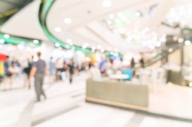 Lüks alışveriş merkezinde soyut bulanıklık