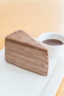 çikolatalı krep pasta