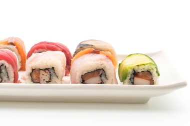 karışık suşi roll - Japon gıda tarzı