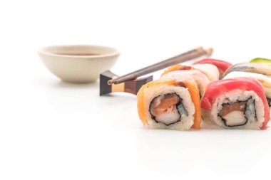 karışık suşi roll - Japon gıda tarzı