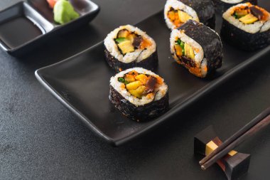 suşi roll - Japon gıda tarzı