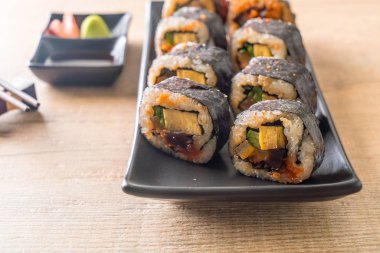 suşi roll - Japon gıda tarzı