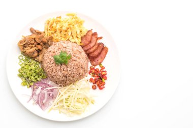 Pirinç ve karides ezmesi.