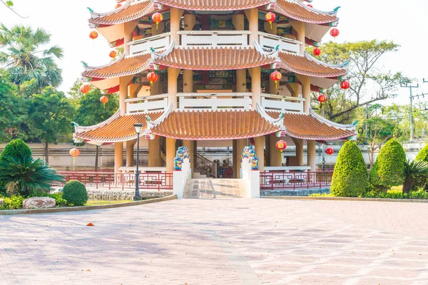 Vacker arkitektur på dragon museum i Suphanburi — Stockfoto