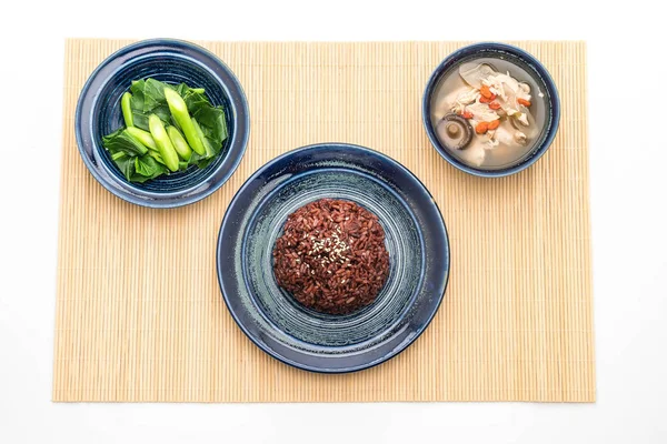 tavuk ve ot çorbası, Çince lahana berry pirinç