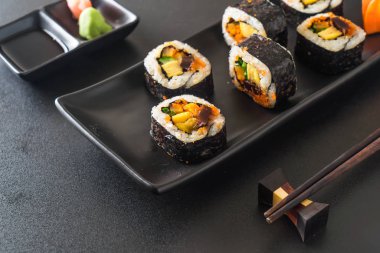 suşi roll - Japon gıda tarzı