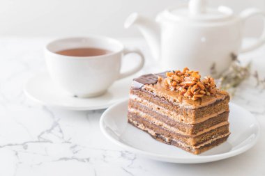 Kahveli kurabiye kek