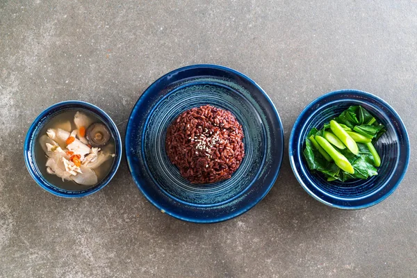 tavuk ve ot çorbası, Çince lahana berry pirinç