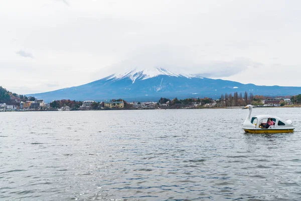 Dağ Fuji San ile bulutlu 