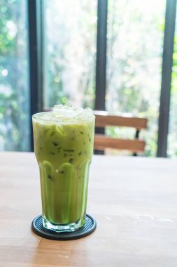 buzlu yeşil çay kahve