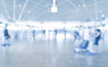 Havaalanında soyut bulanıklık 