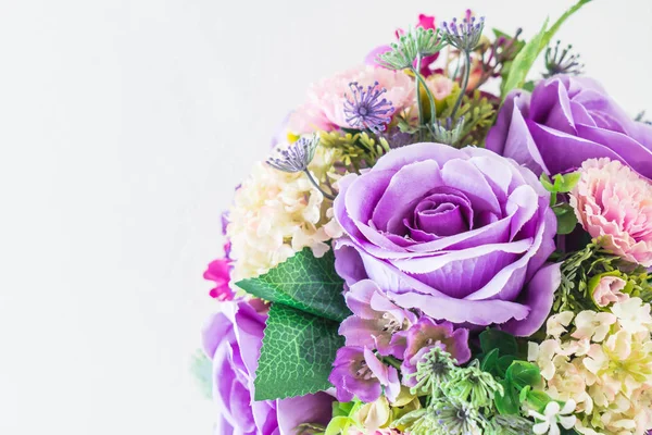 Bouquet fleurs en vase — Photo