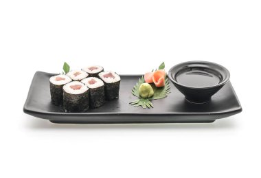  Red snapper maki sushi-Japon gıda tarzı