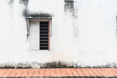 Eski cam duvar arka plan ile