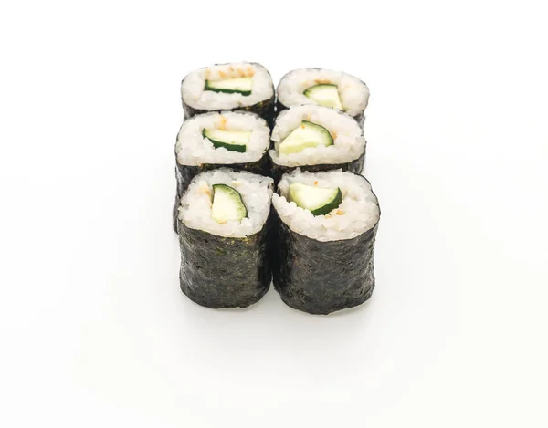 Pepino maki sushi - estilo de comida japonesa — Fotografia de Stock