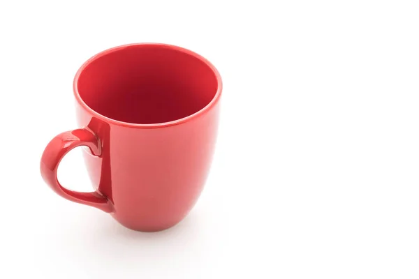 Tasse en céramique rouge — Photo