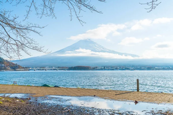 Dağ Fuji San Kawaguchiko Gölü.