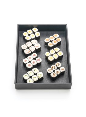 karışık sushi maki - Japon gıda tarzı