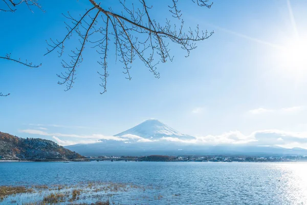 Dağ Fuji San Kawaguchiko Gölü.