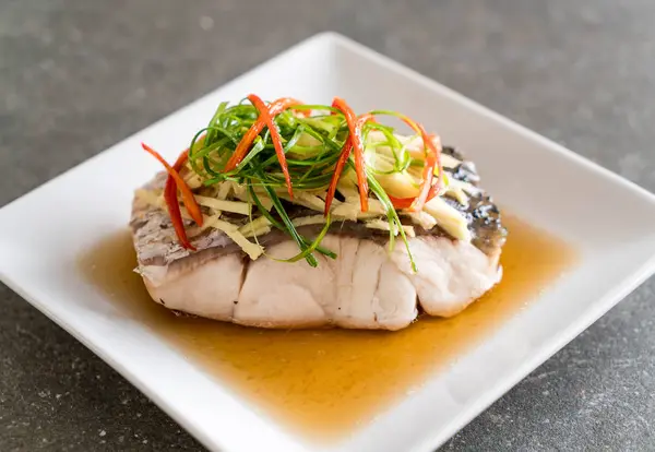 soya sosu Snapper balık buğulama