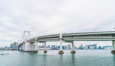 odaiba, tokyo Gökkuşağı Köprüsü