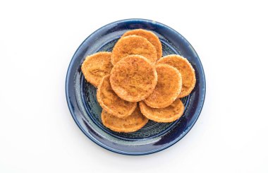 rendelenmiş domuz pirinç kraker ile kurutulmuş