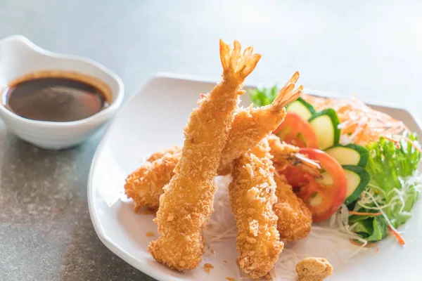 kızarmış karides tonkatsu sos ile