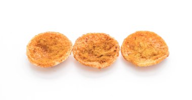 rendelenmiş domuz pirinç kraker ile kurutulmuş