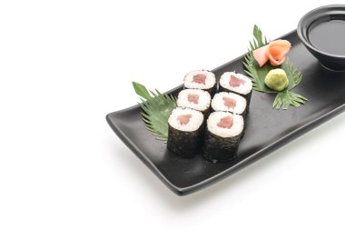  Red snapper maki sushi-Japon gıda tarzı
