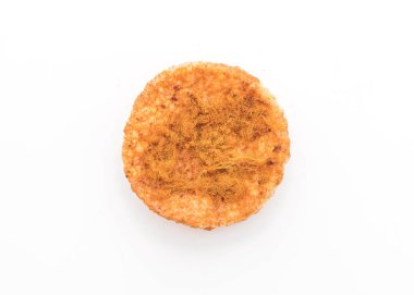 rendelenmiş domuz pirinç kraker ile kurutulmuş